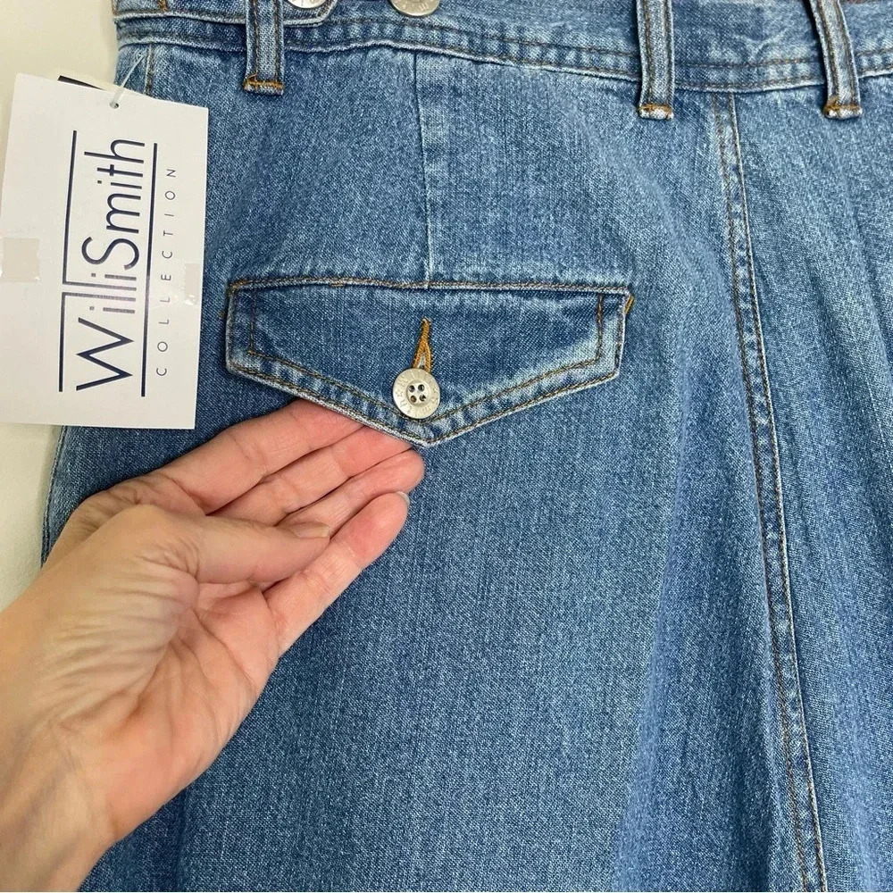 VTG 80s Willi Smith high rise Pleated oversized jorts golden girls grandpa core - Picture 7 of 11
